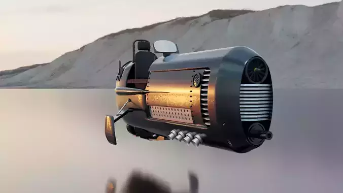 Sci fi vehicle 3D model Sci fi vehicle 3D model