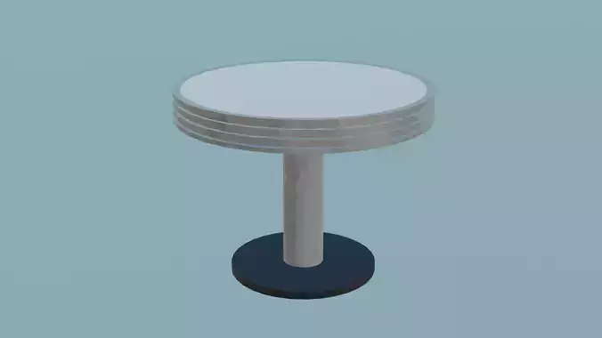 Diner Restaurant Round Table