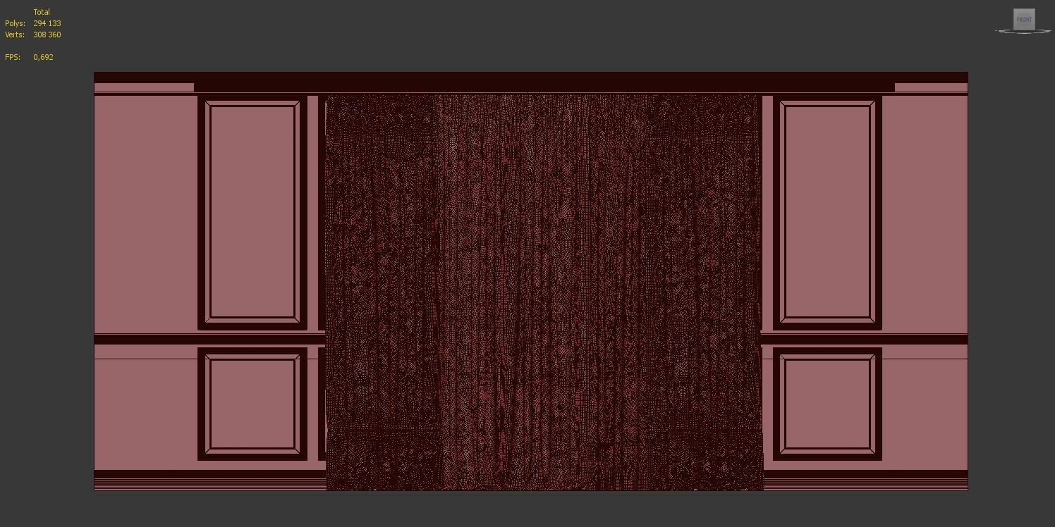 Curtain Set 27 3D model_4