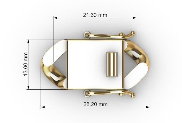 13 MM MIAMI CUBAN LINK CHAIN BRACELET OR NECKLACE 3D print model_9