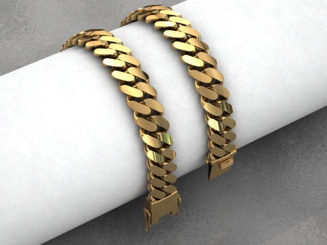 13 MM MIAMI CUBAN LINK CHAIN BRACELET OR NECKLACE 3D print model_1