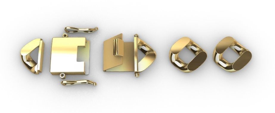 13 MM MIAMI CUBAN LINK CHAIN BRACELET OR NECKLACE 3D print model_4