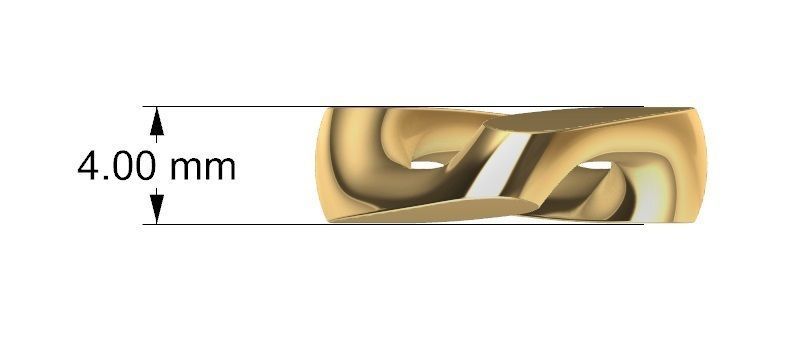 13 MM MIAMI CUBAN LINK CHAIN BRACELET OR NECKLACE 3D print model_7