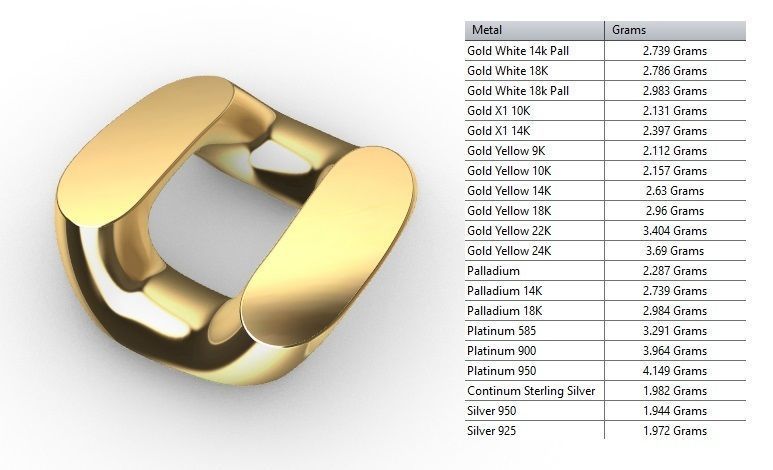 13 MM MIAMI CUBAN LINK CHAIN BRACELET OR NECKLACE 3D print model_8