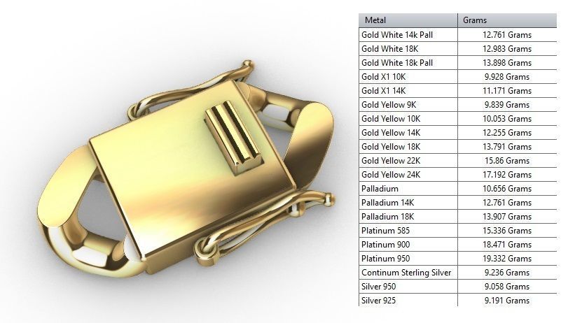 13 MM MIAMI CUBAN LINK CHAIN BRACELET OR NECKLACE 3D print model_3
