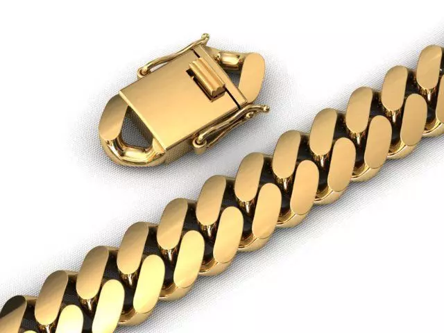13 MM MIAMI CUBAN LINK CHAIN BRACELET OR NECKLACE 3D print model_0