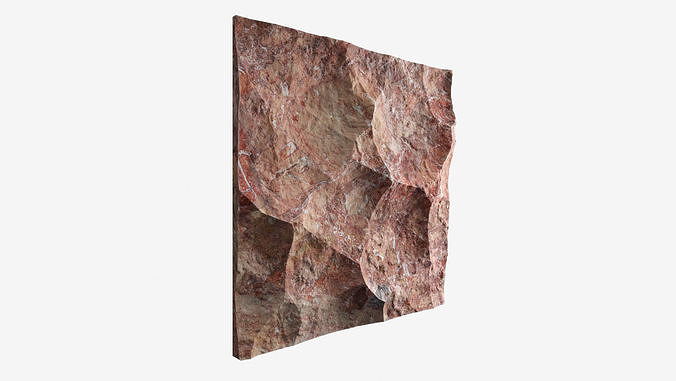 58-RockPanel rock texture 3D model