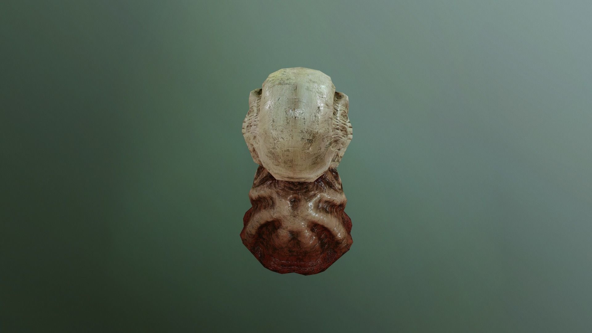 Bloody Cthulhu Idol Low-poly 3D model_7