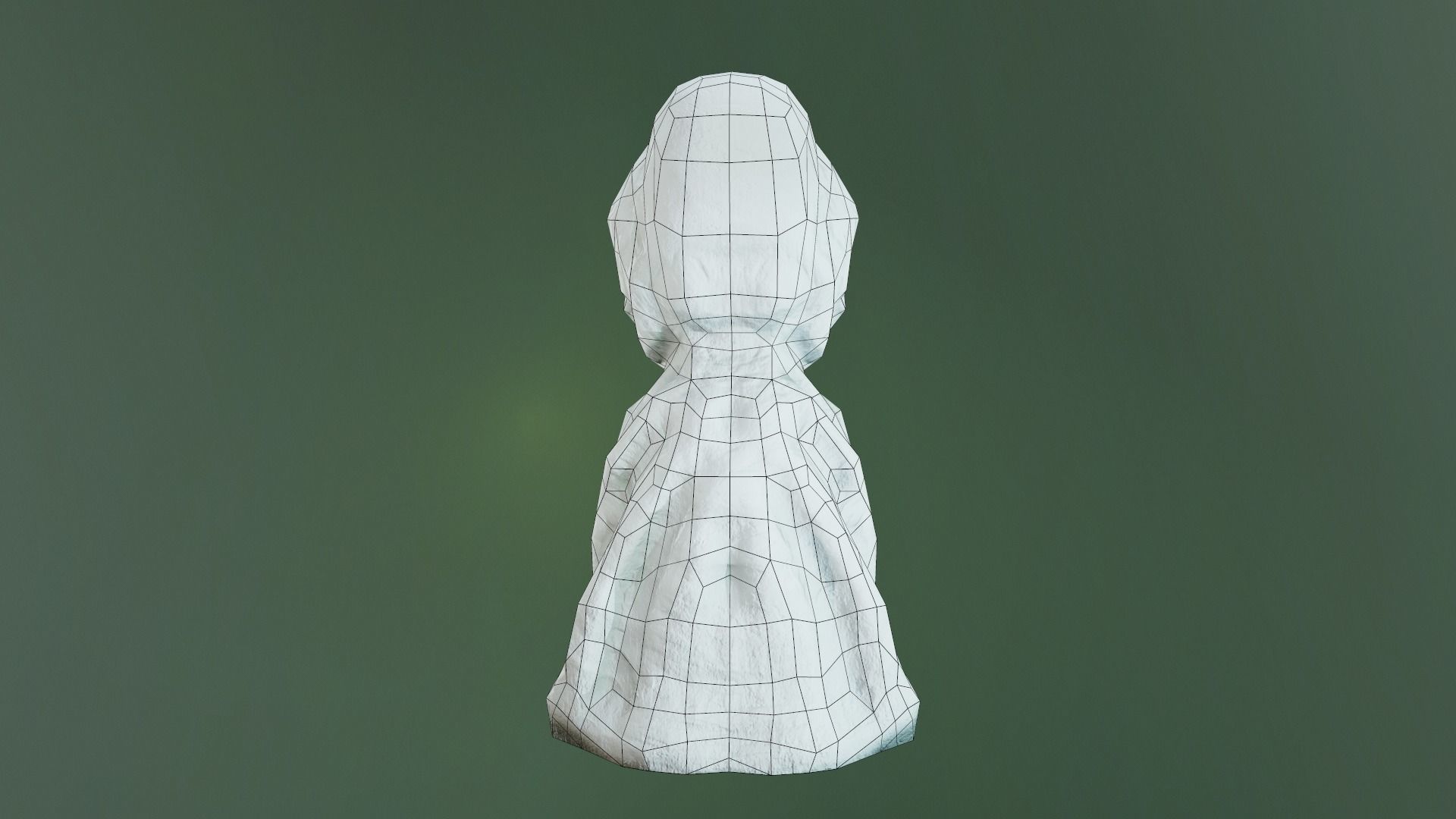 Bloody Cthulhu Idol Low-poly 3D model_10