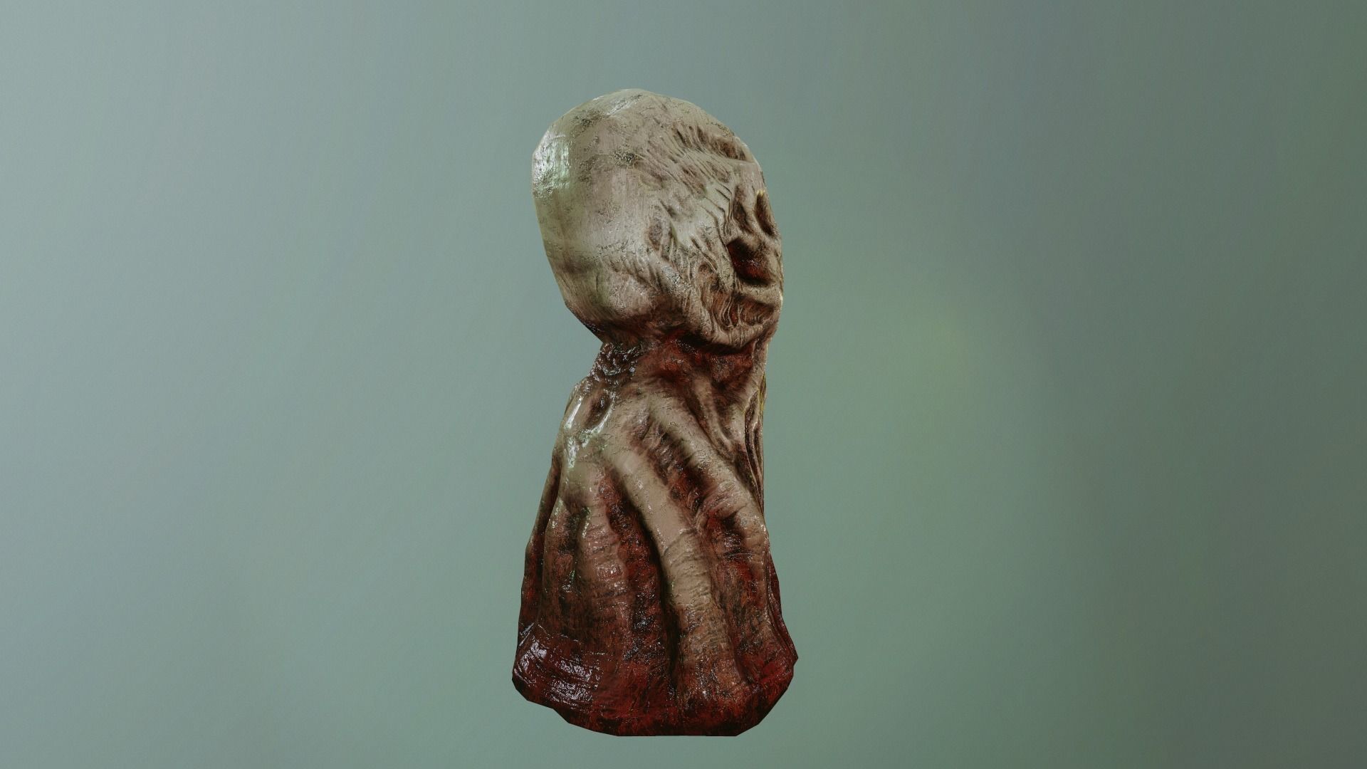 Bloody Cthulhu Idol Low-poly 3D model_3