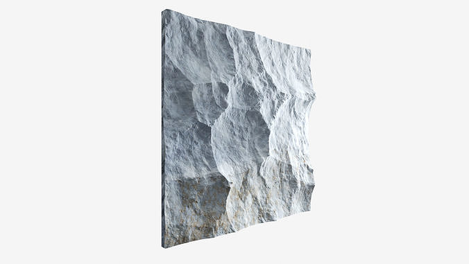 62-RockPanel piece of rock 3D model