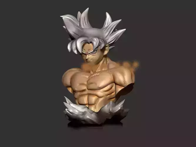 Songoku Ultra Instinct - Dragon Ball 3D print model
