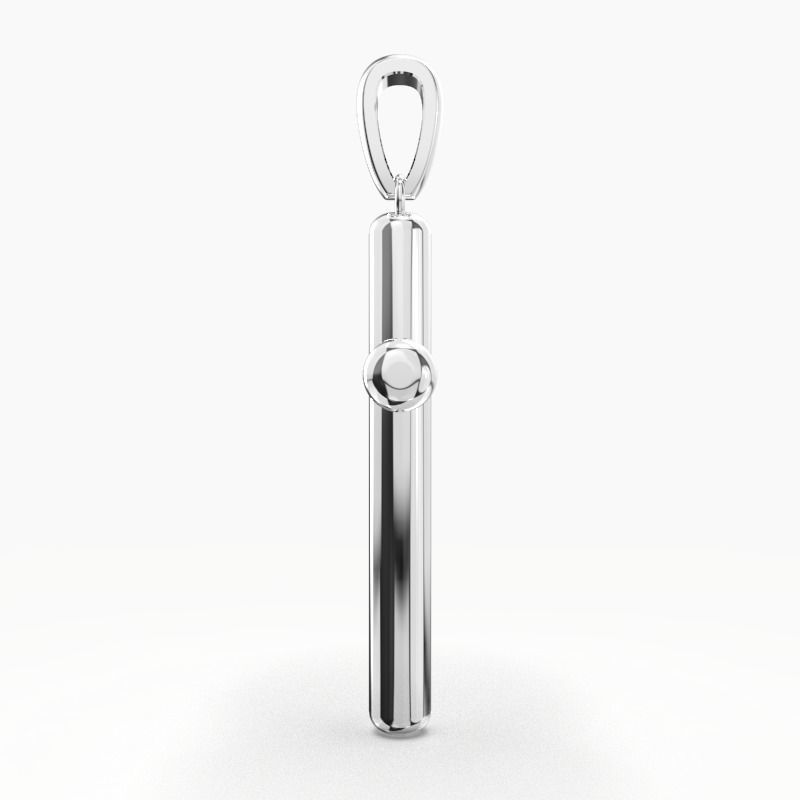 JESUS CROSS GOLD PENDANT 3D print model_11