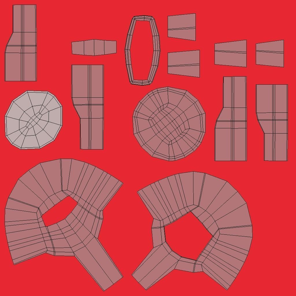 Among Us Rigged 3D model_6