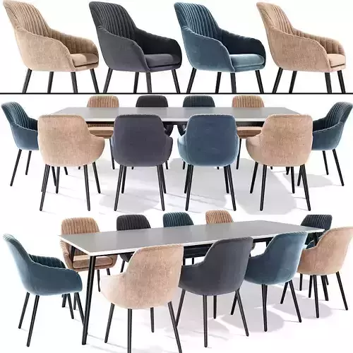 Rochelle Dining Chair Table Set