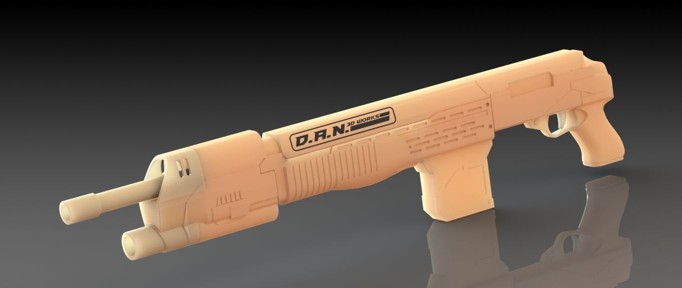 WIDOWMAKER DE DREDD -2012- 3D print model_2