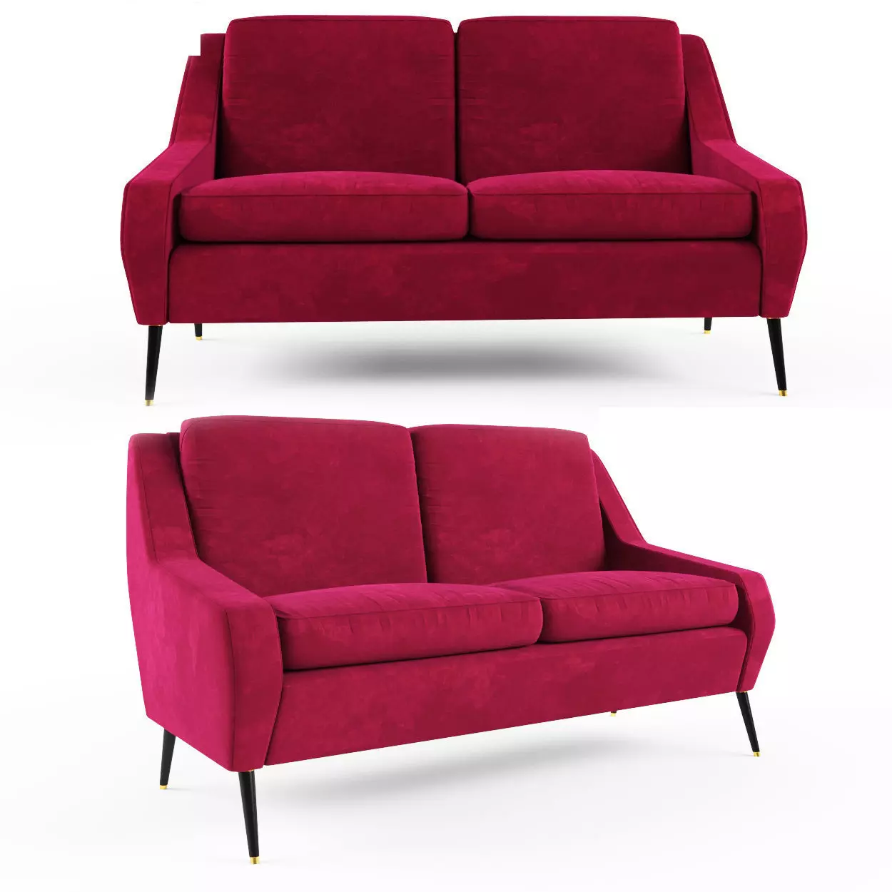 Romero sofa 3D model_0