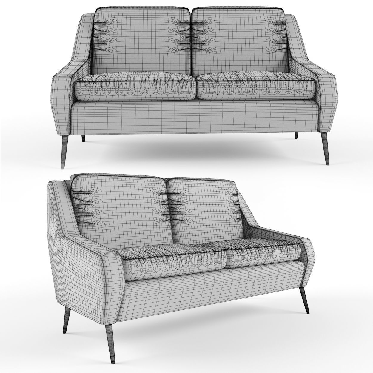 Romero sofa 3D model_1