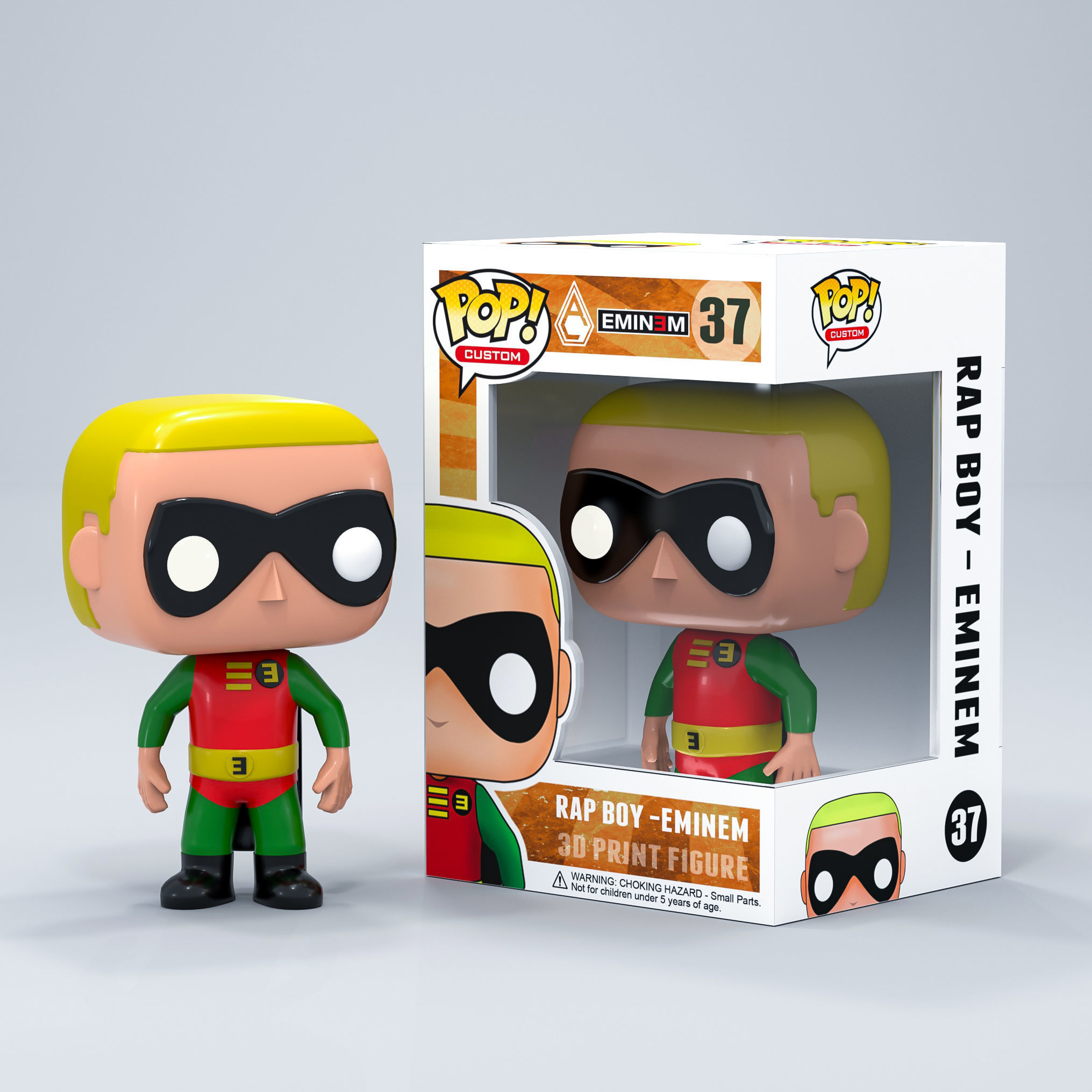Funko POP Eminem 3D model_6