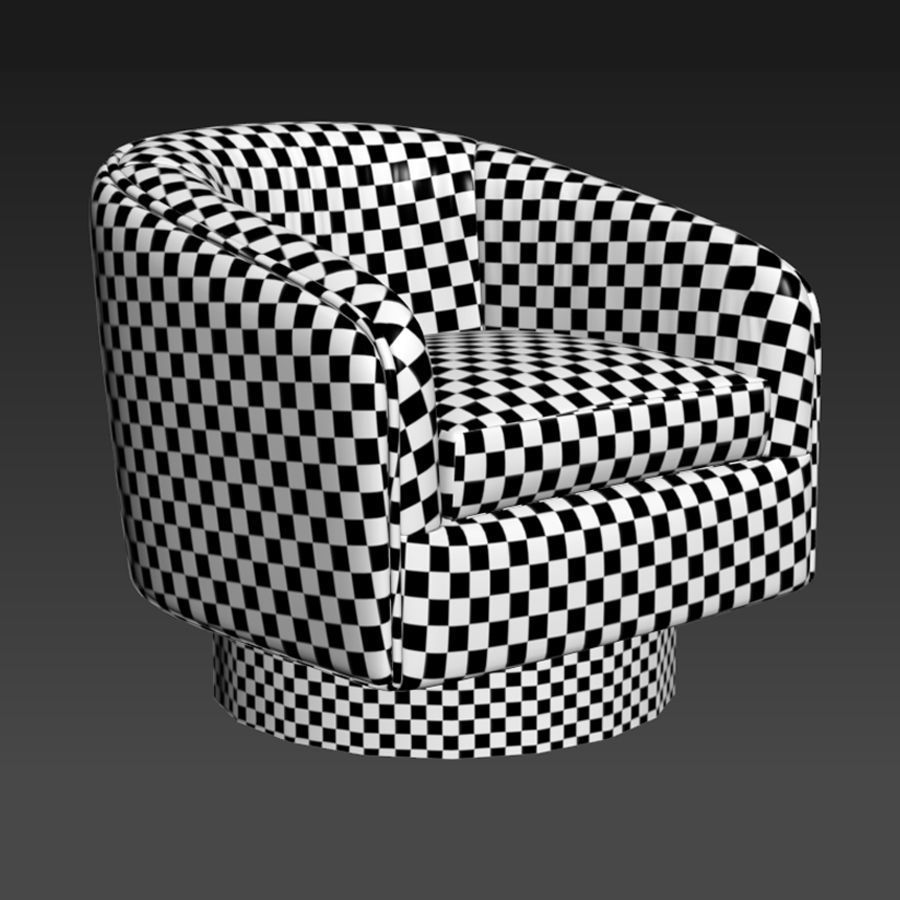 Roxy Swivel-Tilt Tub Chair 3D model_1