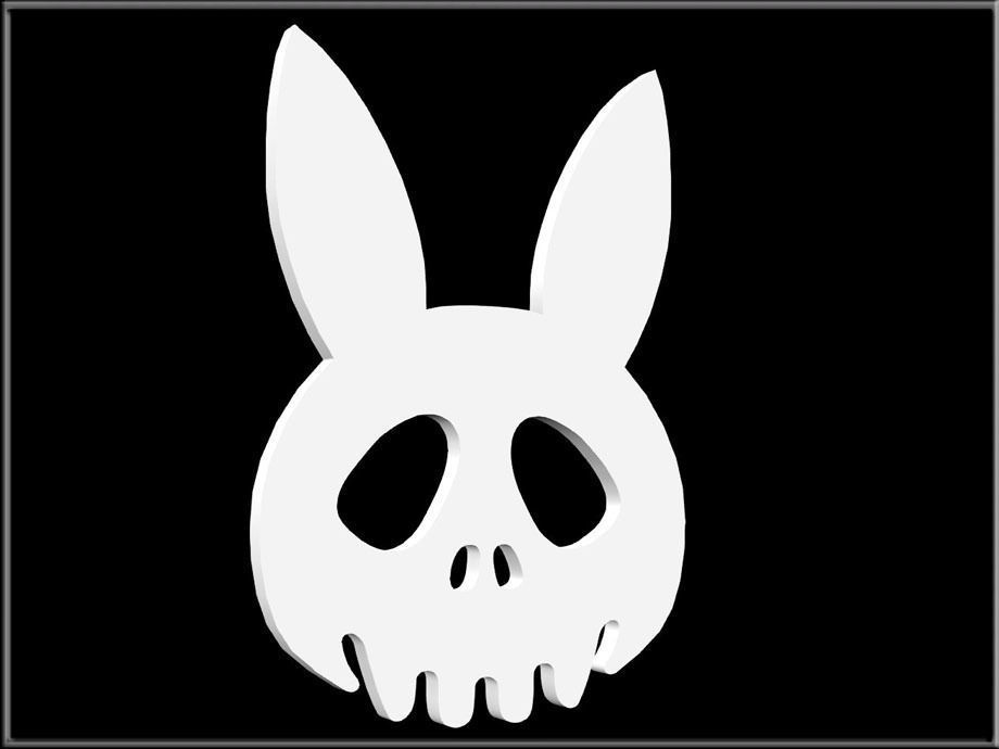  Deth Rabbit Low-poly 3D model_1