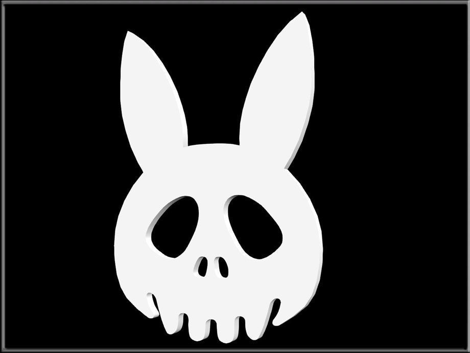  Deth Rabbit Low-poly 3D model_2