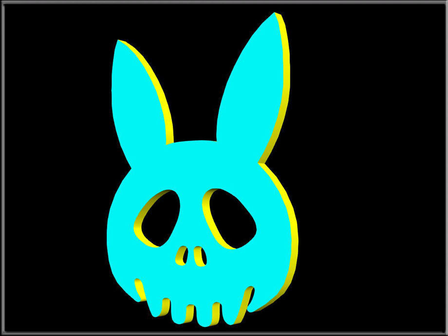  Deth Rabbit Low-poly 3D model_3