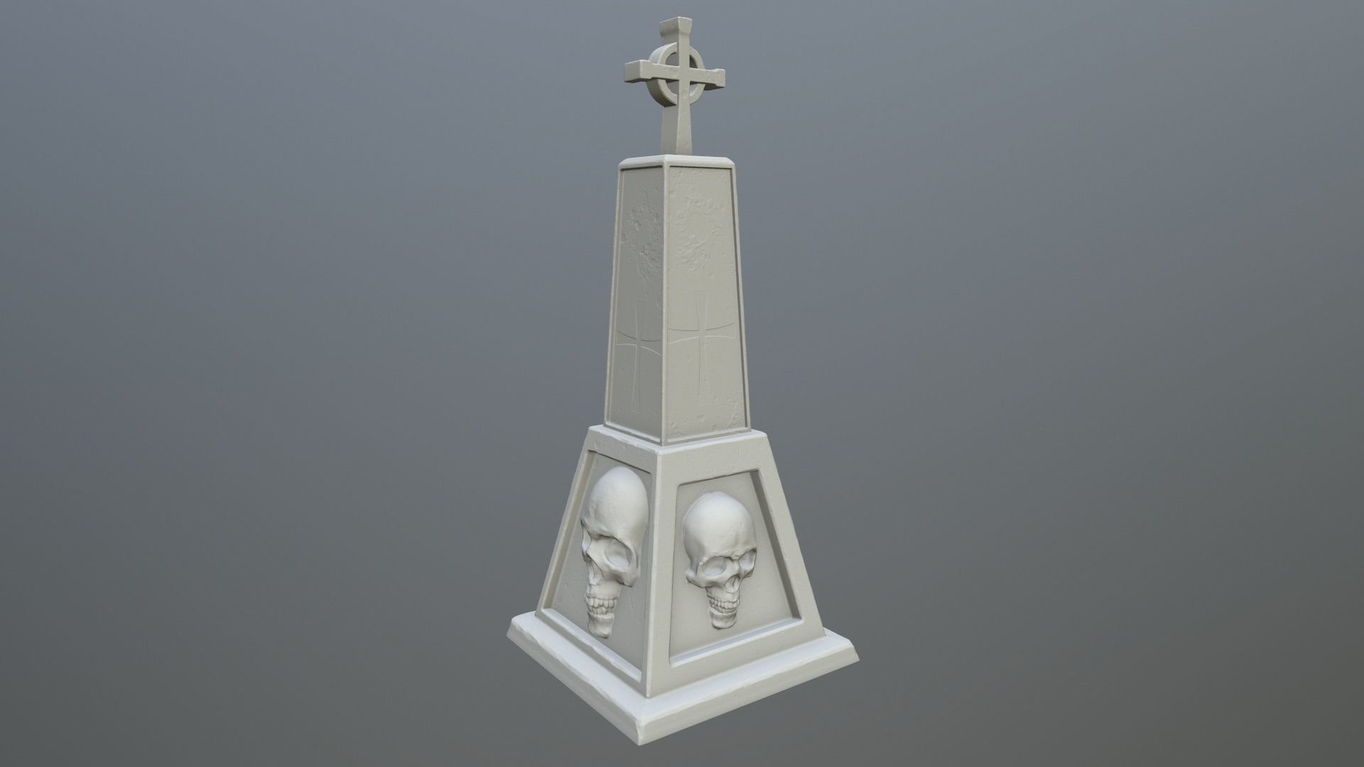 tombstone  12 3D print model_6