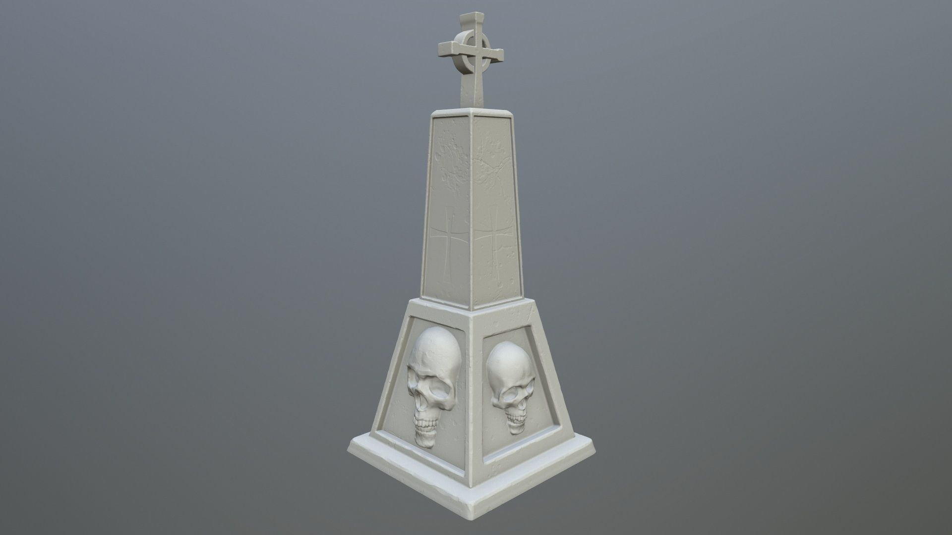 tombstone  12 3D print model_2