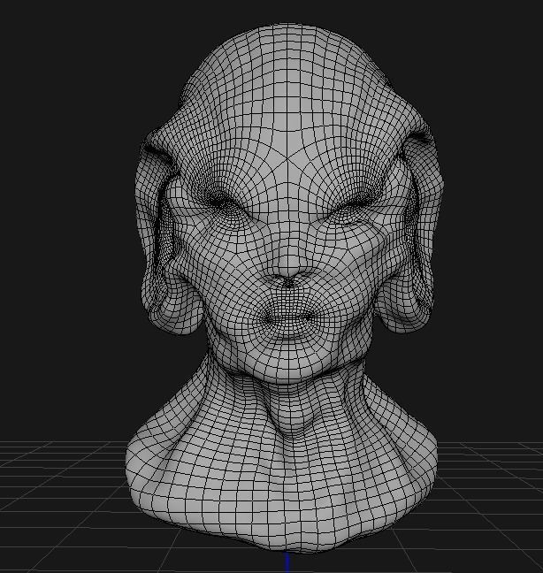 Scifi - Human character 2 Low-poly 3D model_9