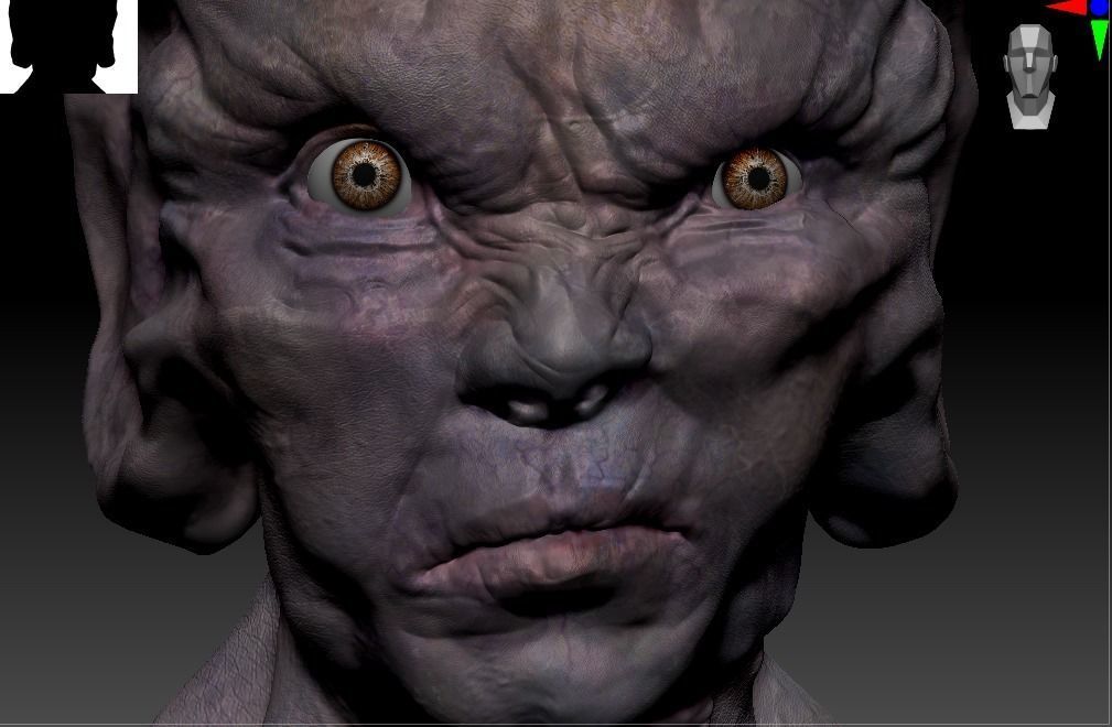 Scifi - Human character 2 Low-poly 3D model_16