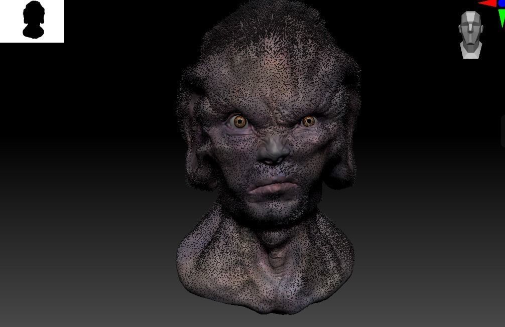 Scifi - Human character 2 Low-poly 3D model_15