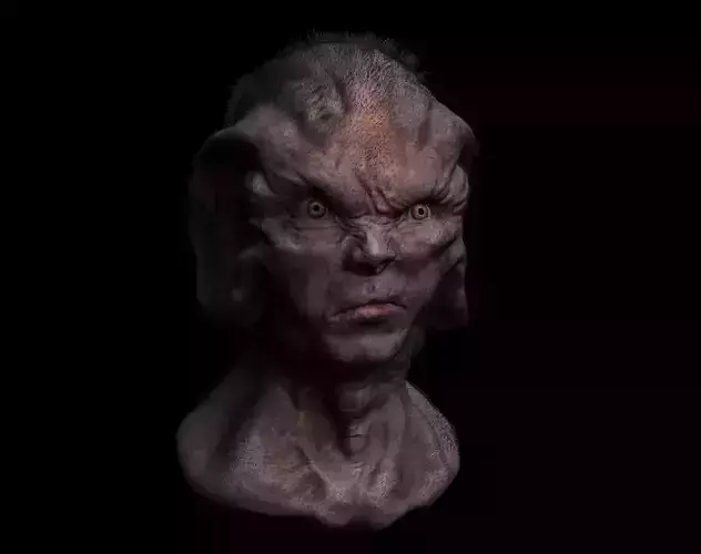 Scifi - Human character 2 Low-poly 3D model