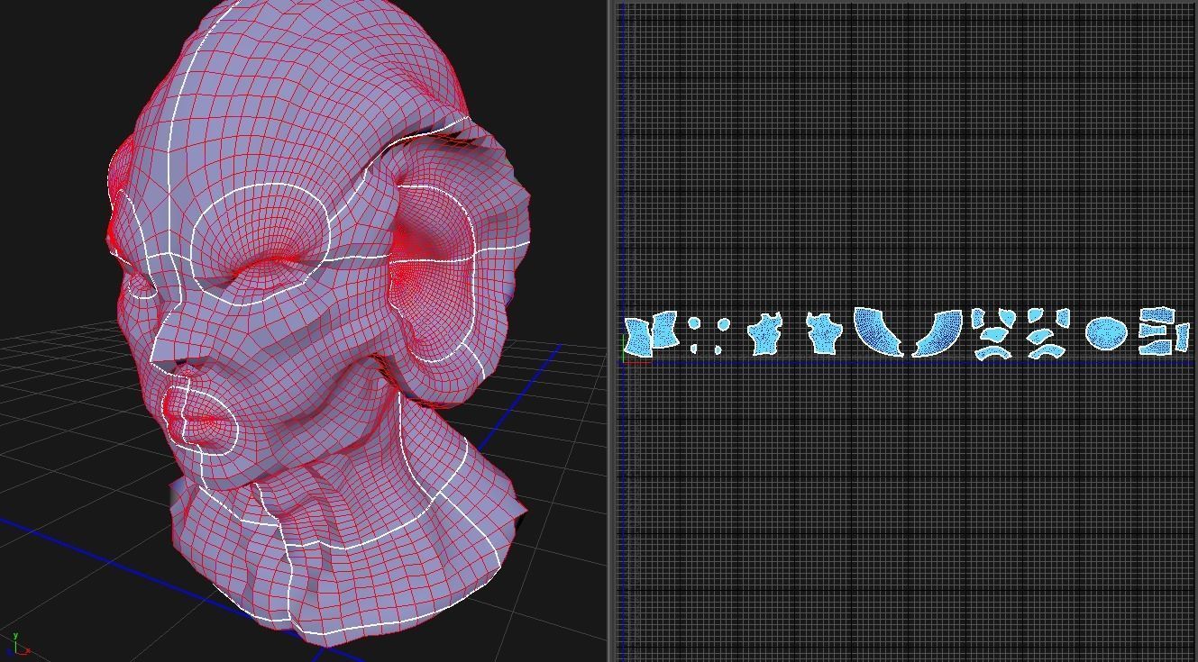 Scifi - Human character 2 Low-poly 3D model_13