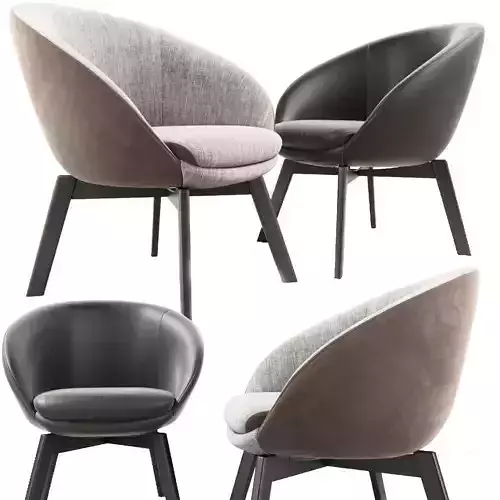 Minotti Russell Lounge Chair