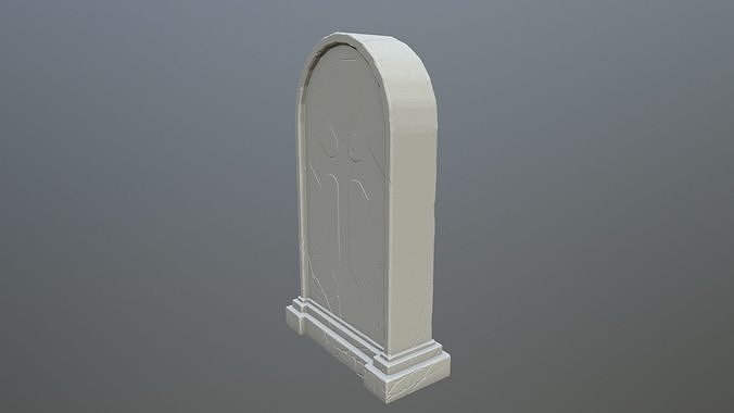 tombstone  11 Low-poly 3D print model