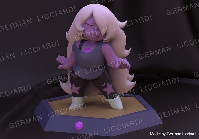 Amethyst- Steven Universe  3D print model