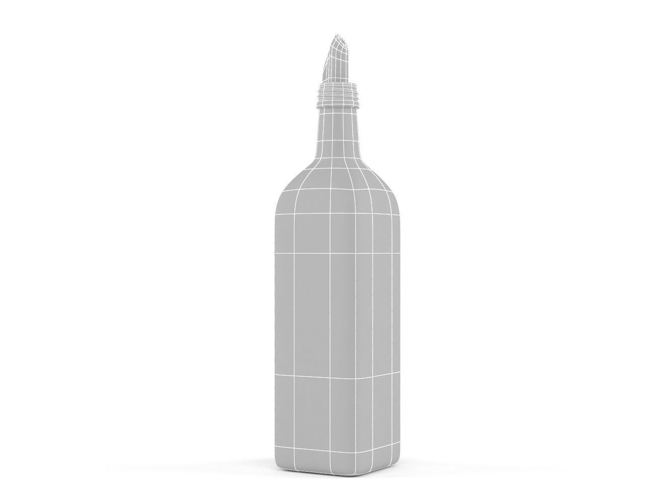 Olive Oil Bottle 3D model_10