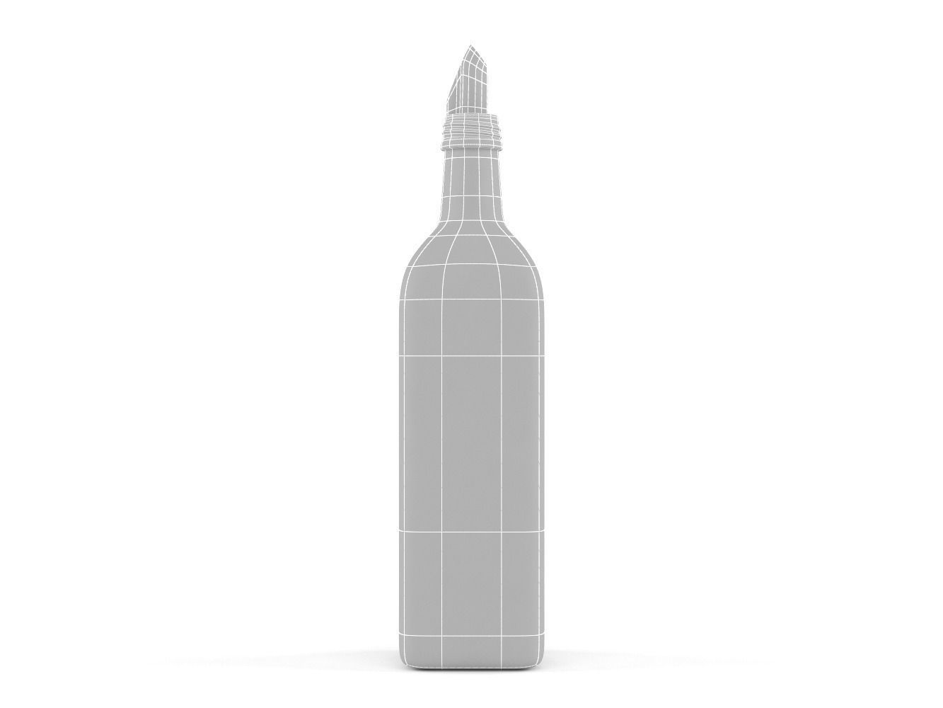 Olive Oil Bottle 3D model_7