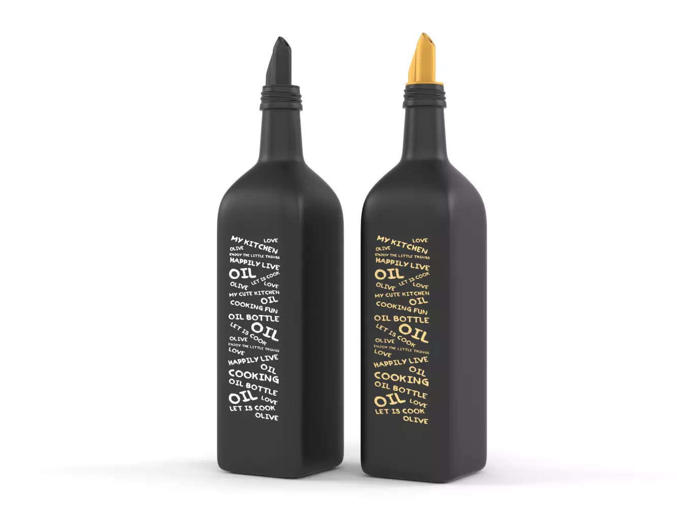 Olive Oil Bottle 3D model_0