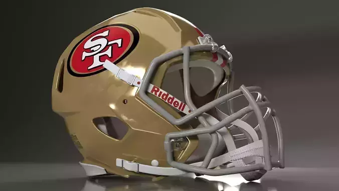 Football Helmet NFL pro 49ers