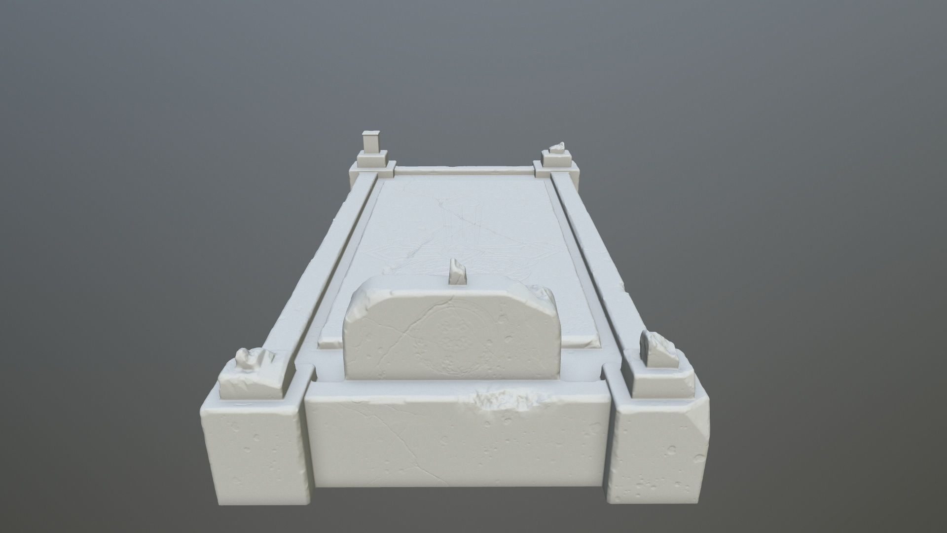 tombstone 8 grave 3D print model_2