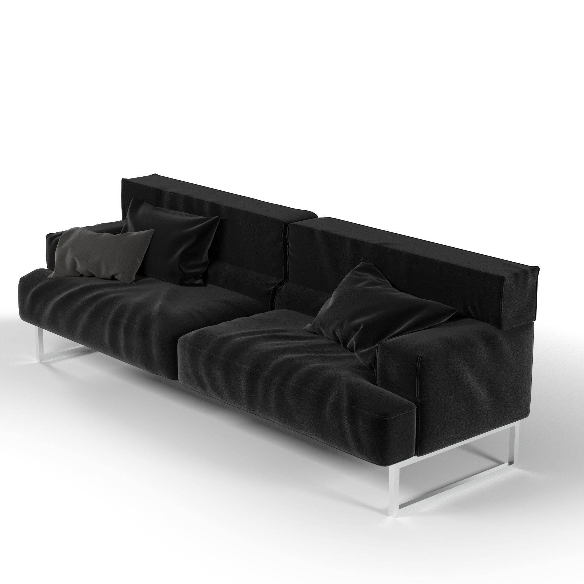 cloud sofa 3D model_1