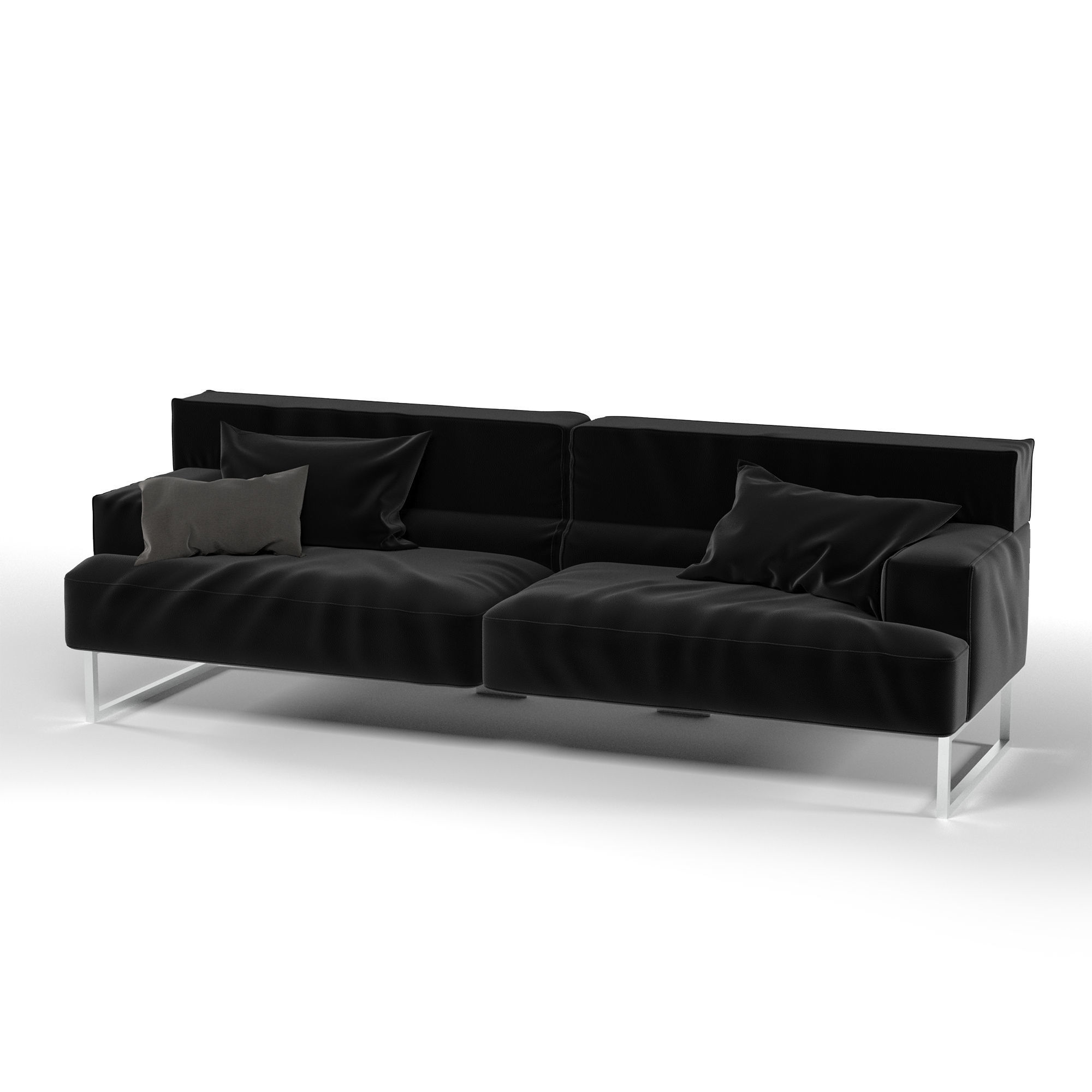 cloud sofa 3D model_3