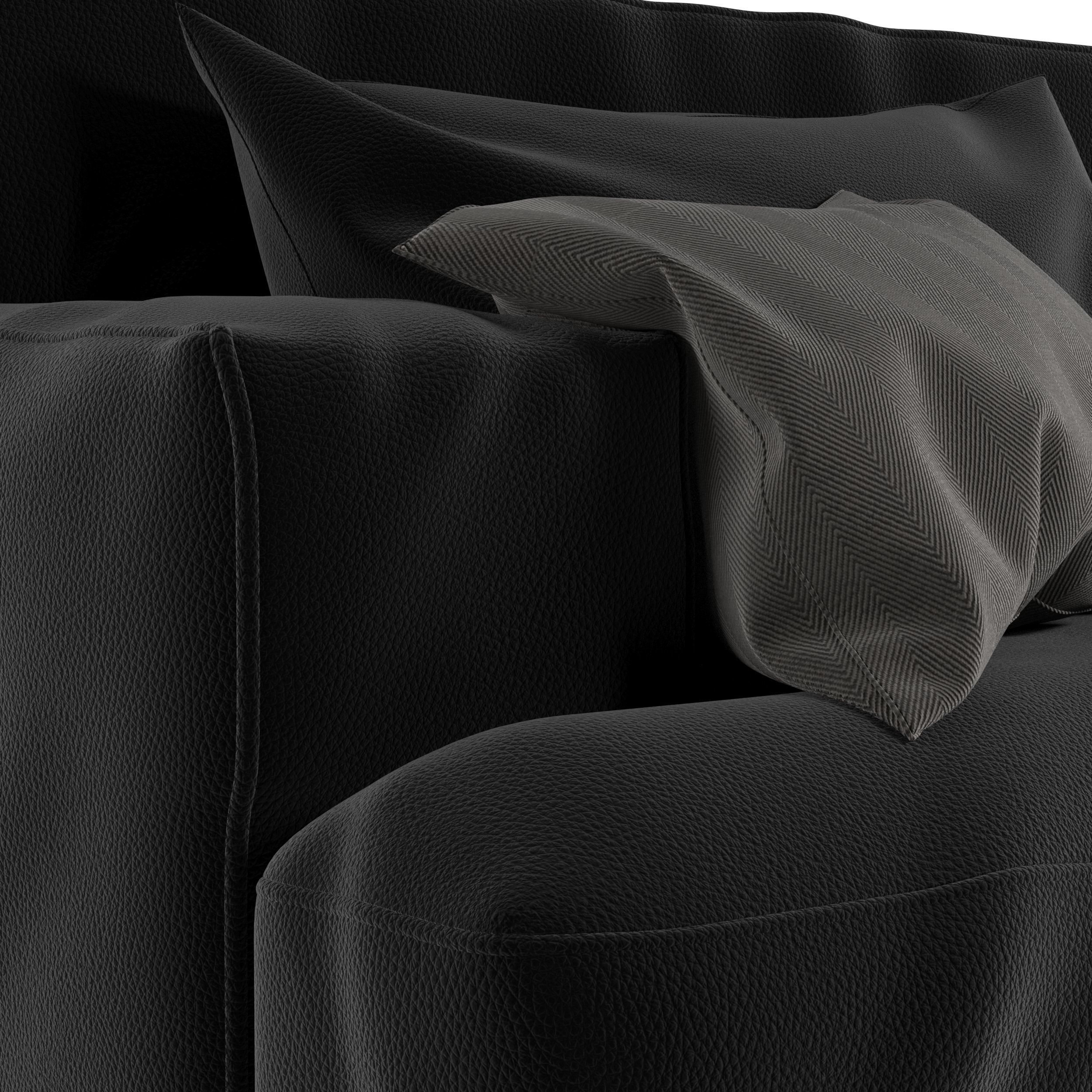 cloud sofa 3D model_2