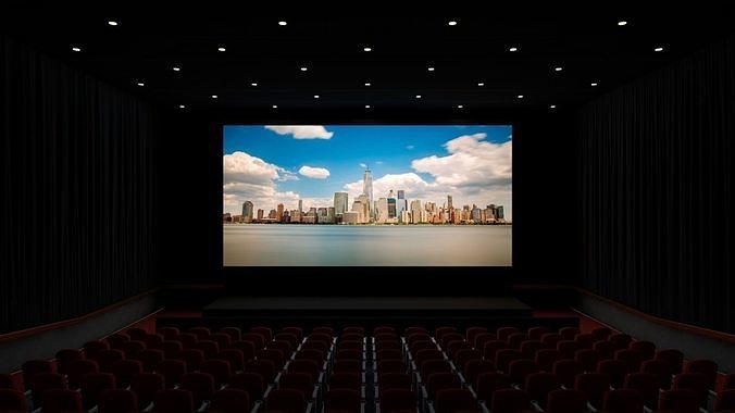 Movie Theater 1 3D model