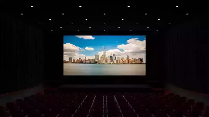 Movie Theater 1 3D model