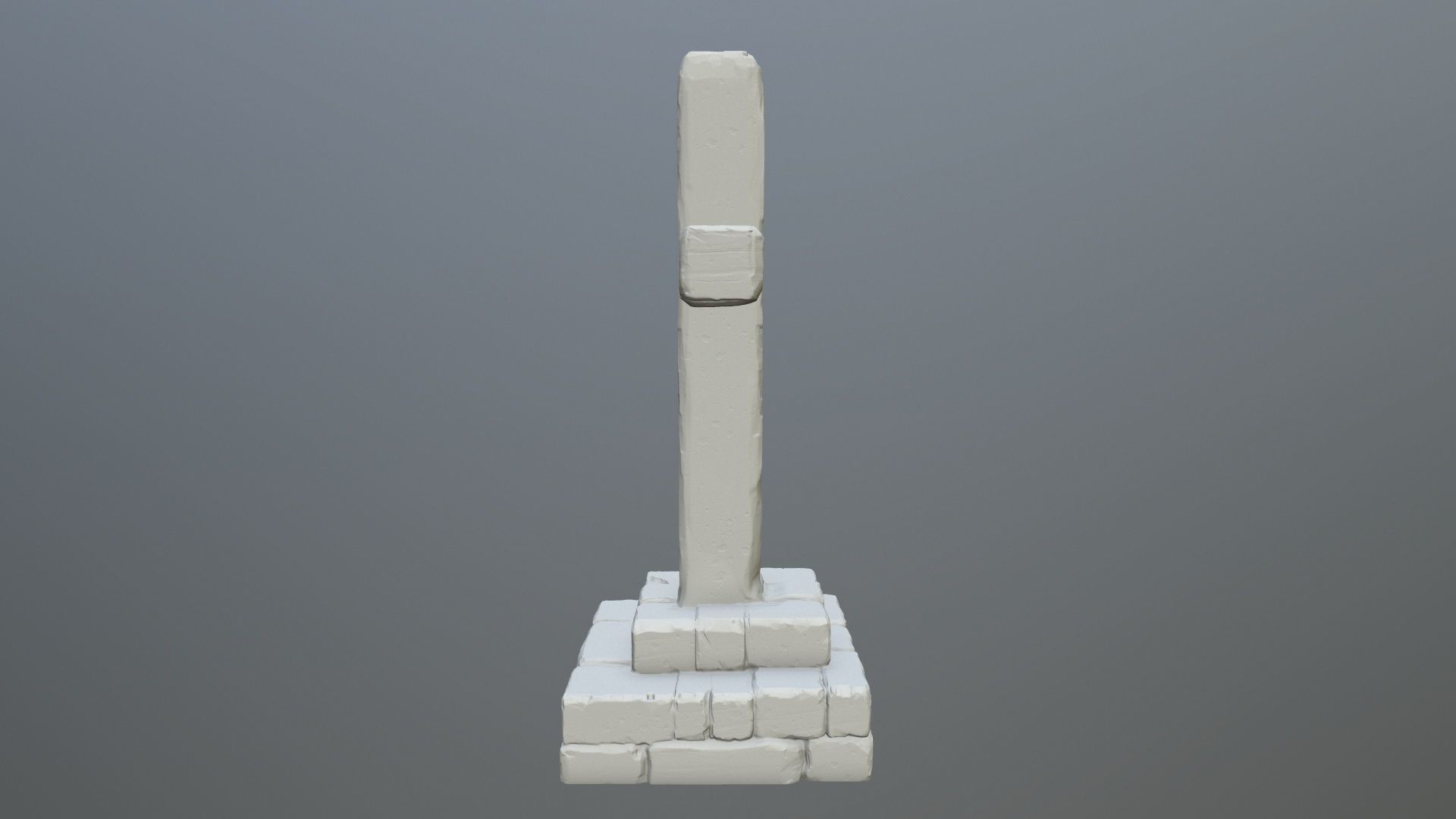 tombstone 5 cross 3D print model_6