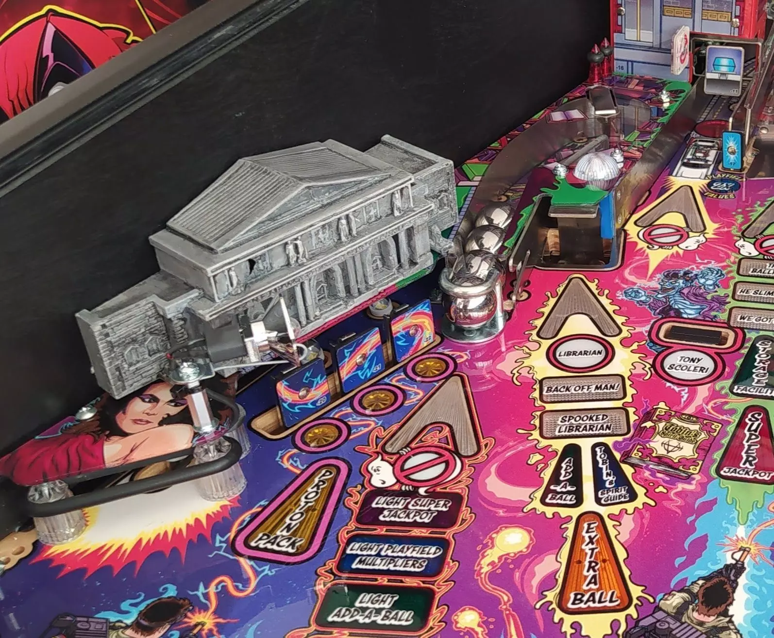 Stern Ghostbusters Pinball New York Library STF for 3d printing 3D print model_0