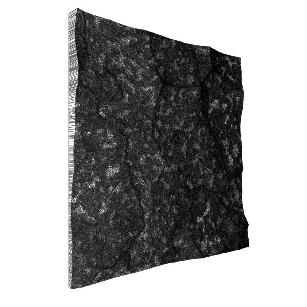 121-RockPanel sandstone wall art 3D model_2